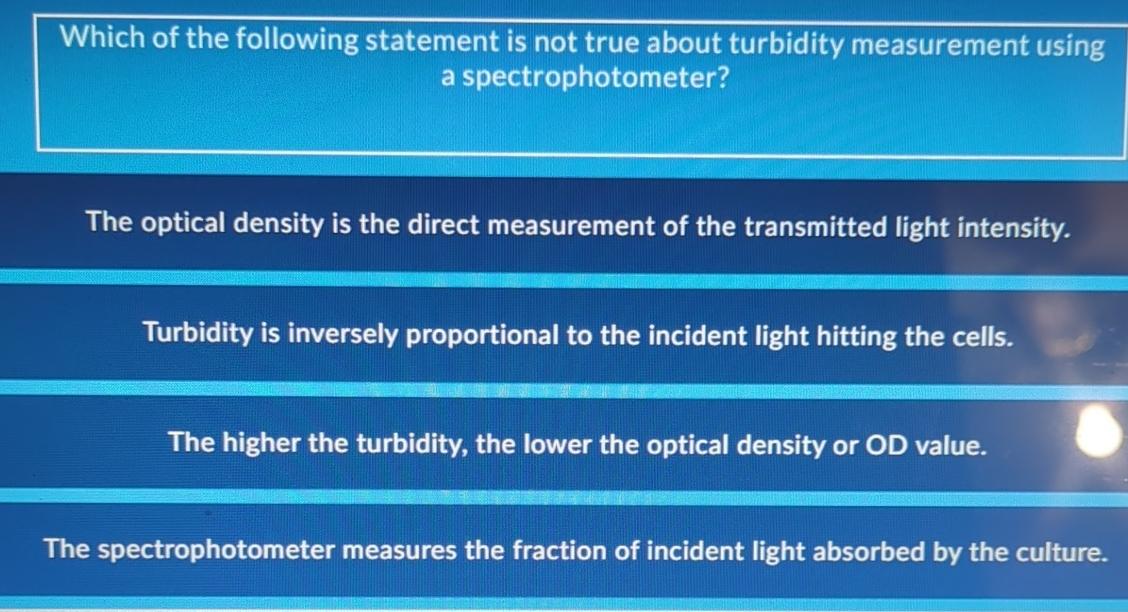 Solved Which of the following statement is not true about