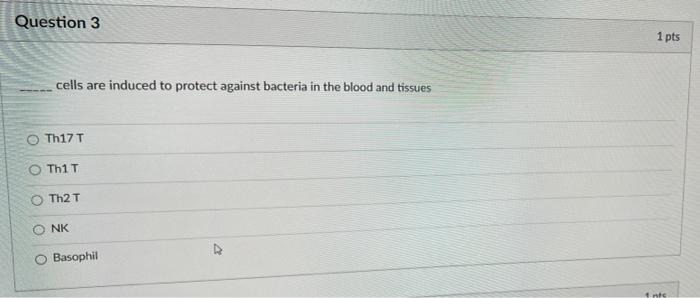 Solved Question 3 1 pts cells are induced to protect against | Chegg.com