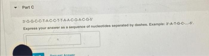 Solved write the complementary base sequence for each of the | Chegg.com