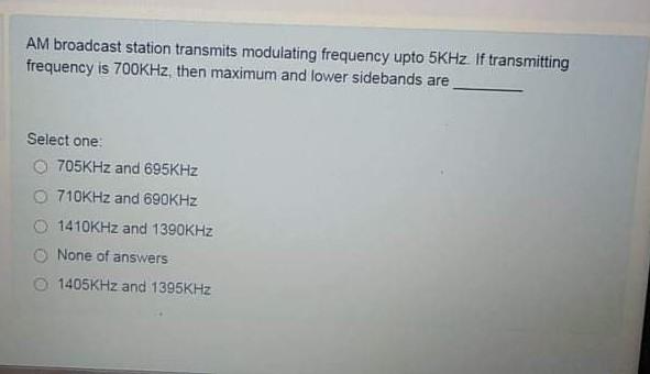 frequency assignment for am broadcast