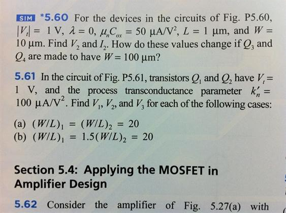 For The Devices In The Circuits Of Vt 1 V Chegg Com