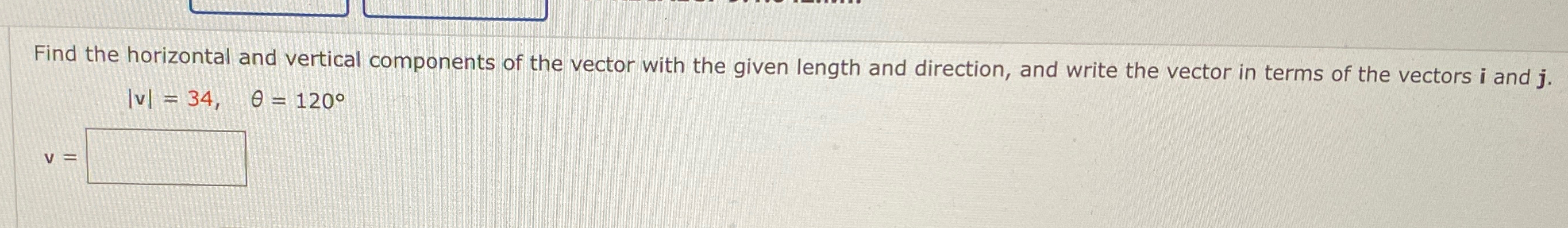 Solved Find the horizontal and vertical components of the | Chegg.com