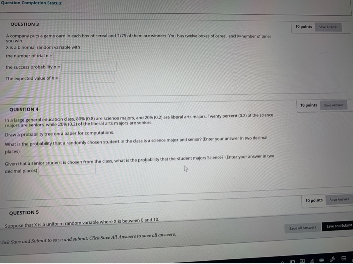 Solved Question Completion Status: QUESTION 3 10 points Save | Chegg.com