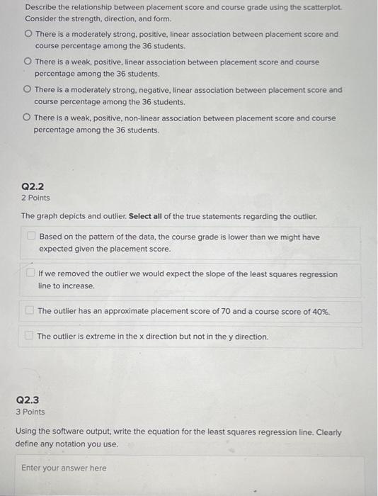 Solved A Mathematics Placement Test Is Given To All Entering | Chegg.com