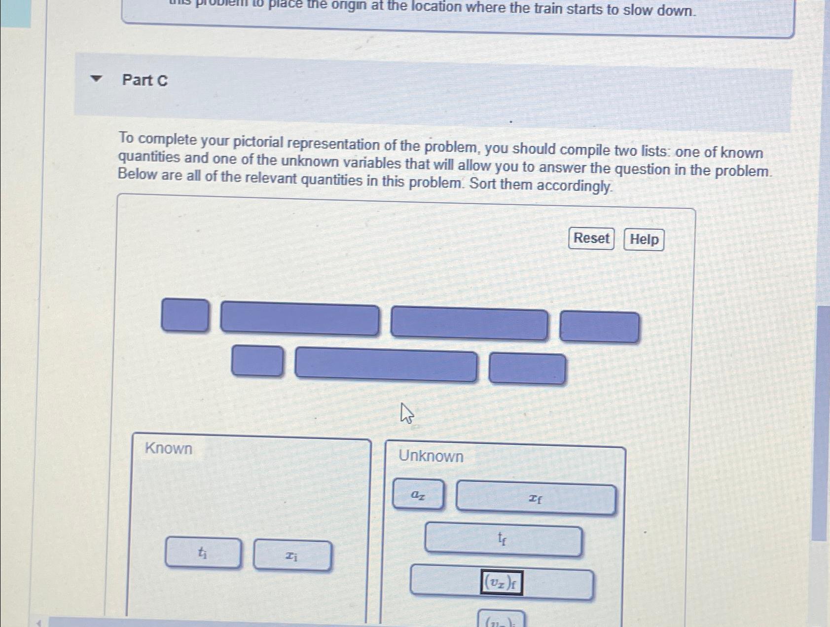 Part CTo complete your pictorial representation of | Chegg.com