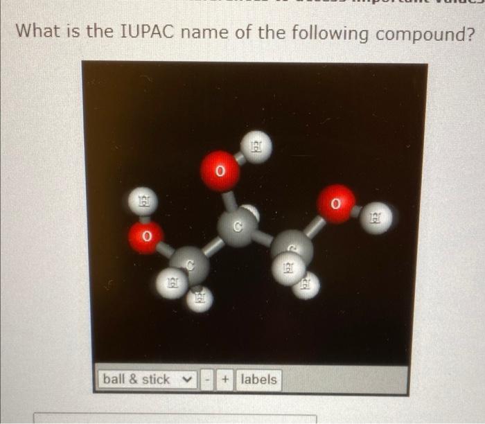 Solved What Is The IUPAC Name Of The Following Compound? CH3 | Chegg.com