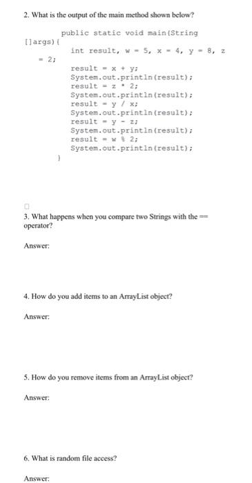 Solved Examples: Fix the error questions 1. Look at the code | Chegg.com