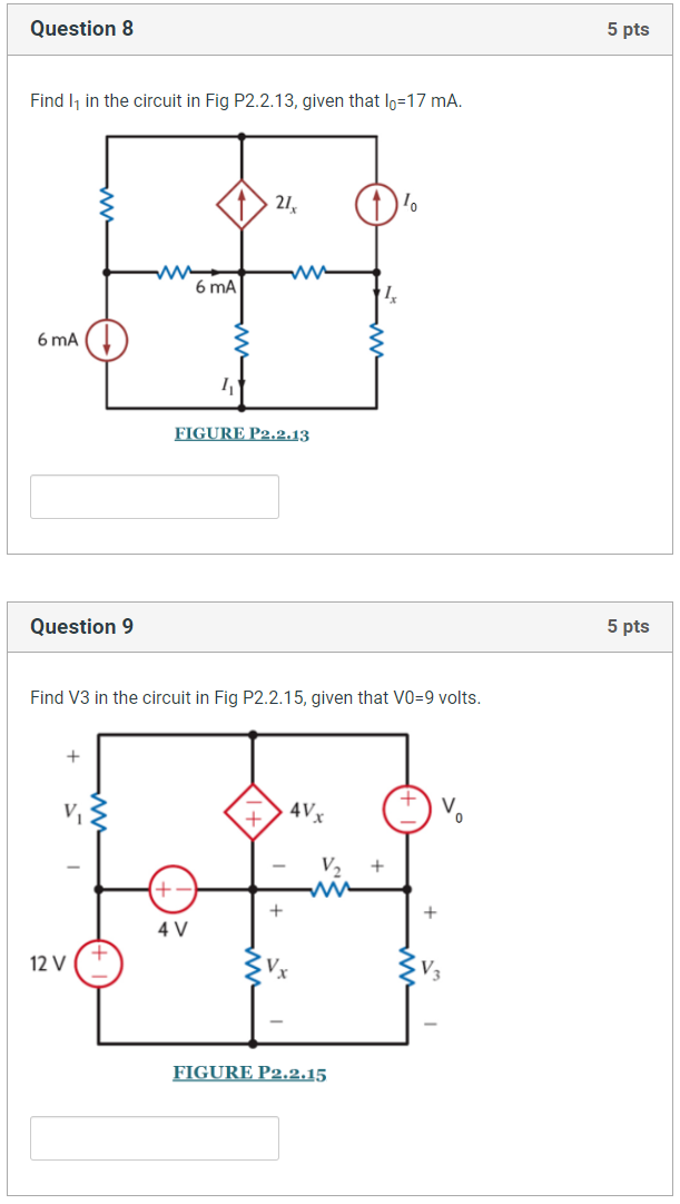 Solved Question 8find I1 ï In The Circuit In Fig P2 2 13 Chegg Solved Question 8find I1 ï In The Circuit In Fig P2 2 13 Chegg