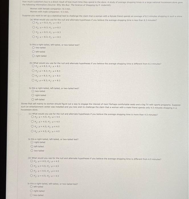Solved How much customers buy is a direct result of how much