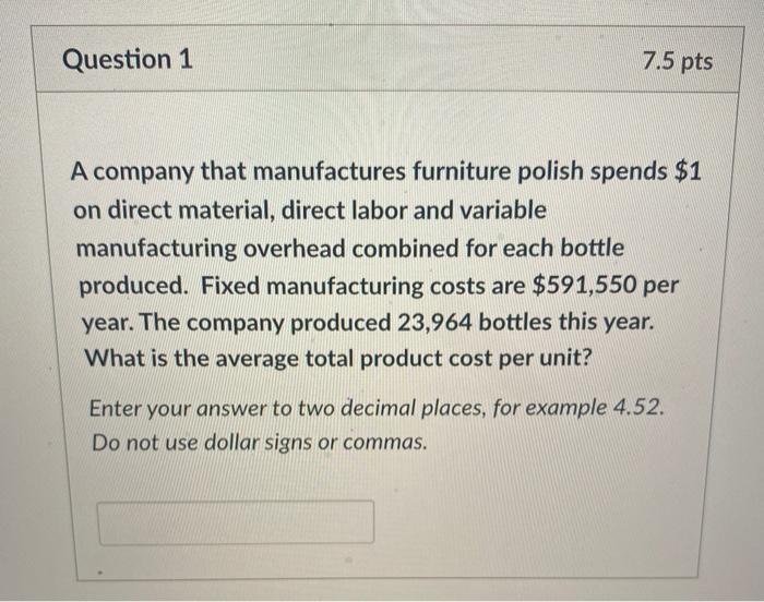 furniture polish cost