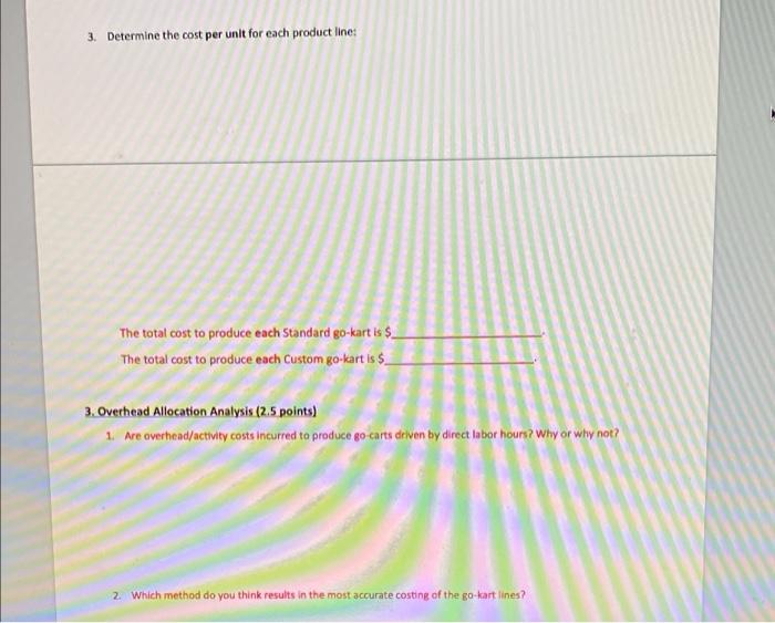 Solved CHAPTER 6 ASSIGNMENT- ACTIVITY BASED COSTING You are | Chegg.com