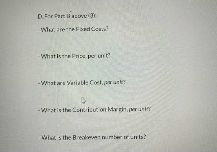 Solved B. Finance / Accounting Problems (3) If You Sell 100 | Chegg.com