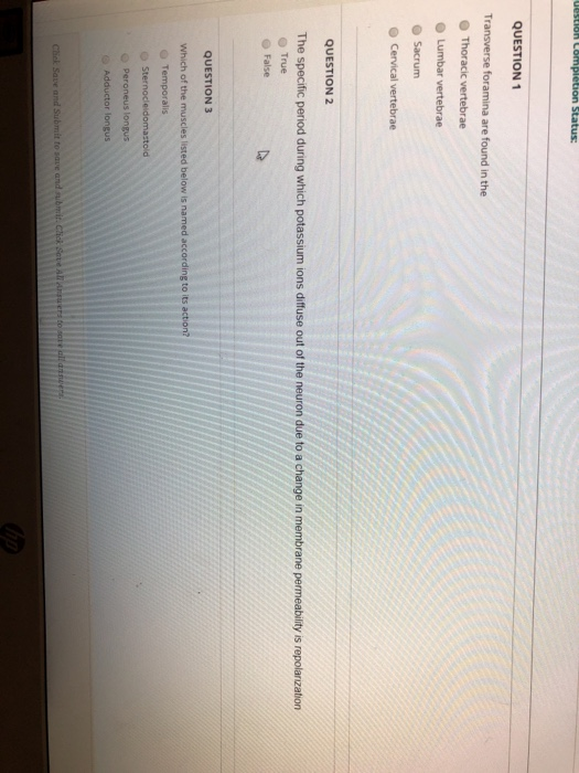 Solved Destion Completion Status: QUESTION 1 Transverse | Chegg.com