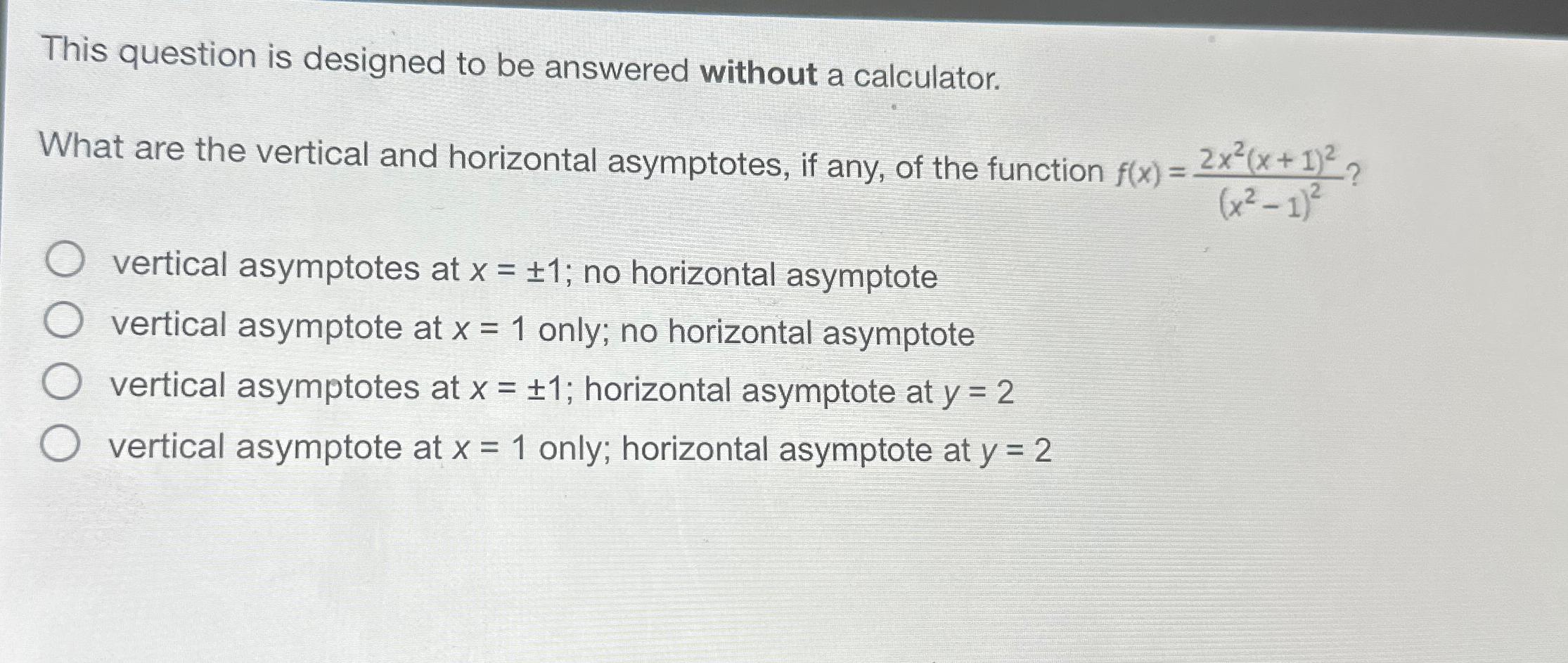 Vertical and deals horizontal asymptotes calculator