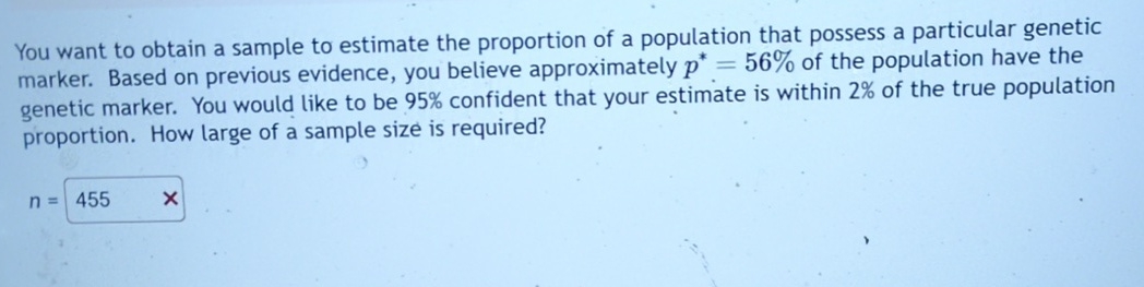 Solved How to solve You want to obtain a sample to estimate | Chegg.com