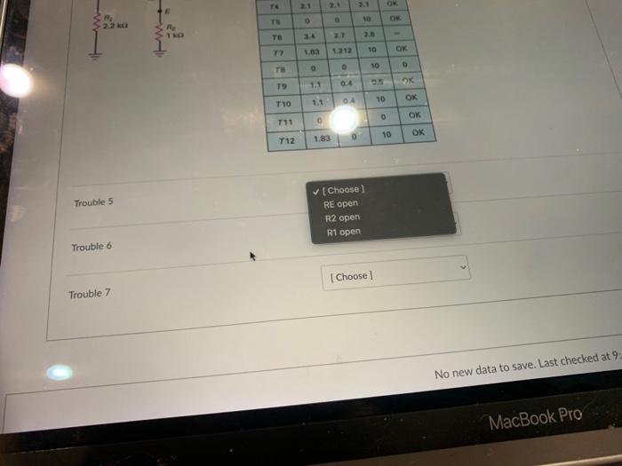Solved Question 23 Using the circult below, find the cause | Chegg.com