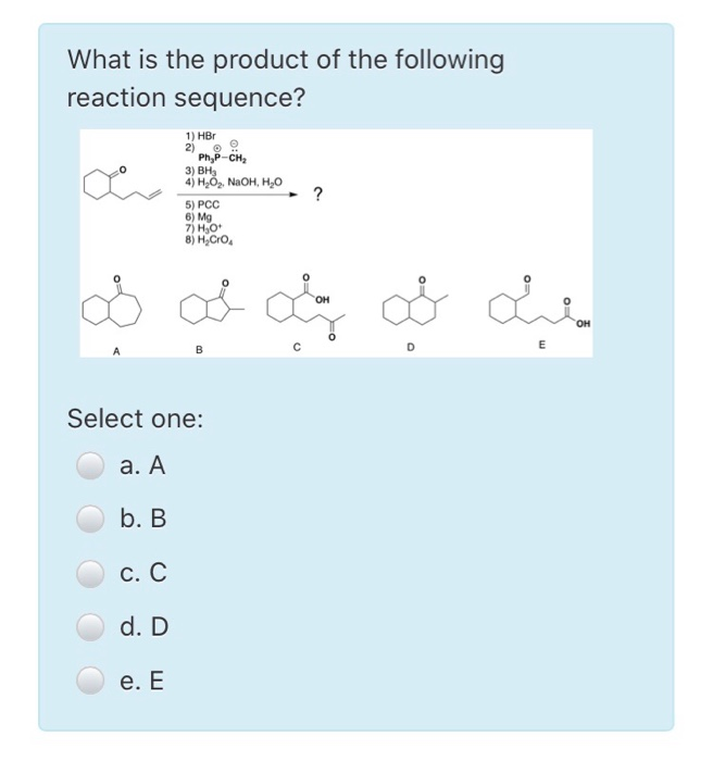 Solved Predict The Product S Of The Following Reaction Chegg Com