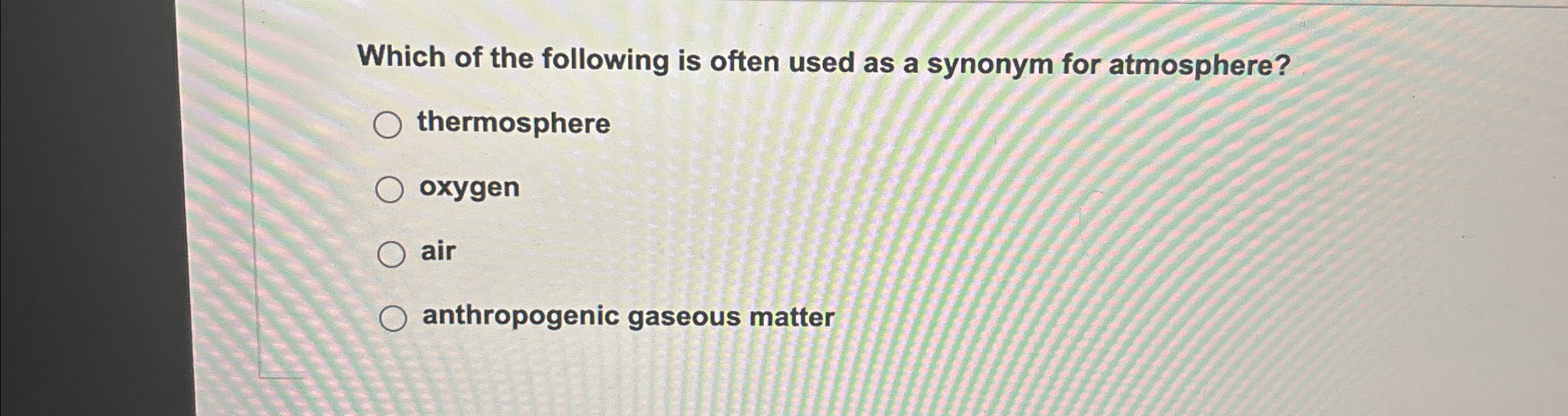 Solved Which of the following is often used as a synonym for | Chegg.com