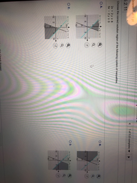 Solved Score 0 Of 1 Pl 1 Of 5 0 Complete 5 2 11 Choose Chegg Com