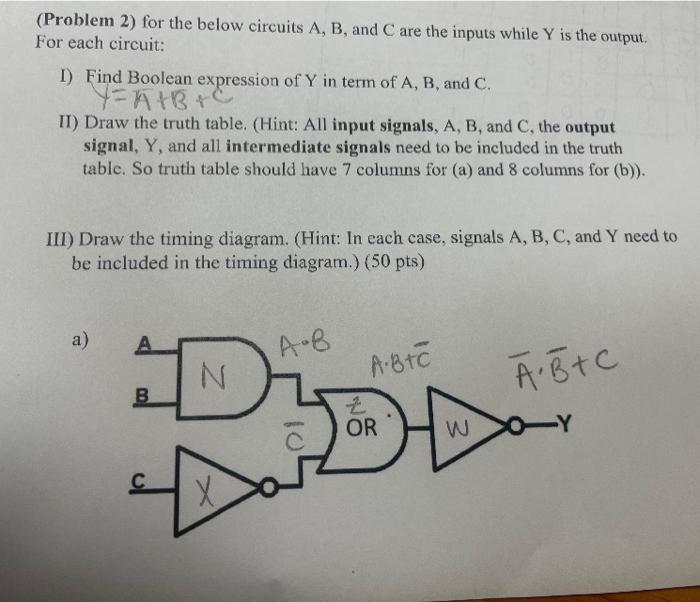 Solved (Problem 2) for the below circuits A, B, and C are | Chegg.com