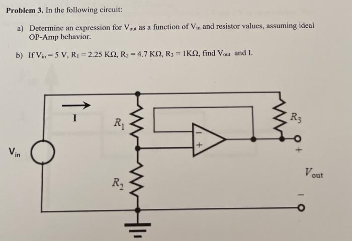 Solved Problem 3. In The Following Circuit: A) Determine An | Chegg.com