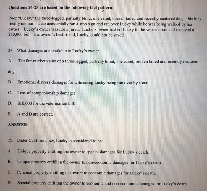 Questions 24 25 Are Based On The Following Fact Chegg Com