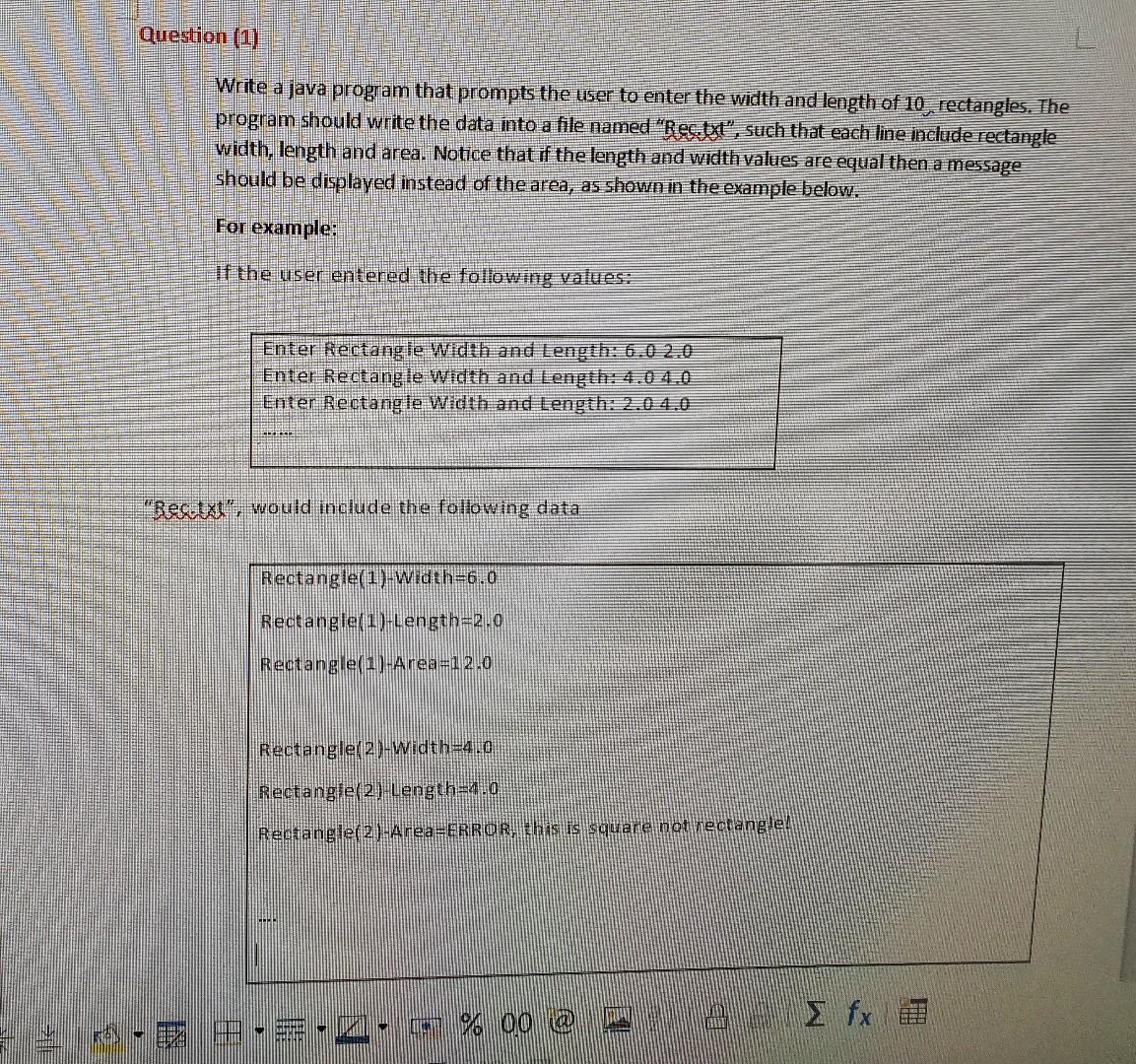 Solved Question (1) Write a java program that prompts the | Chegg.com