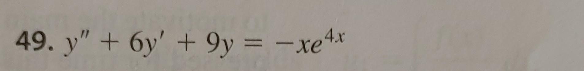 Solved In Problems 35-64 solve the given differential | Chegg.com
