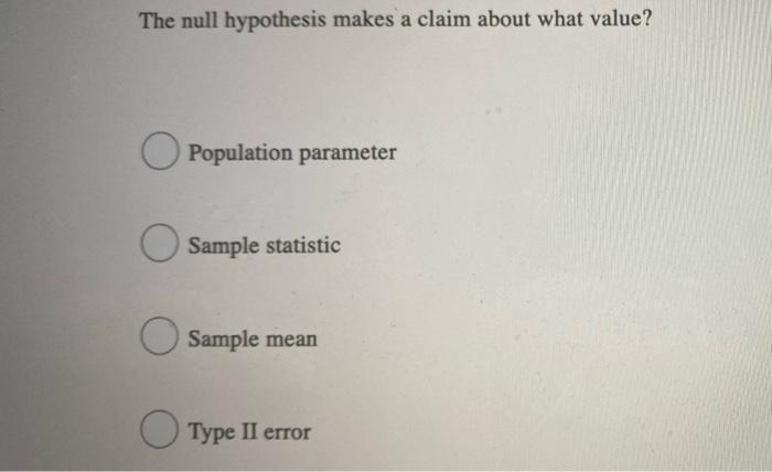 null hypothesis value of population mean symbol