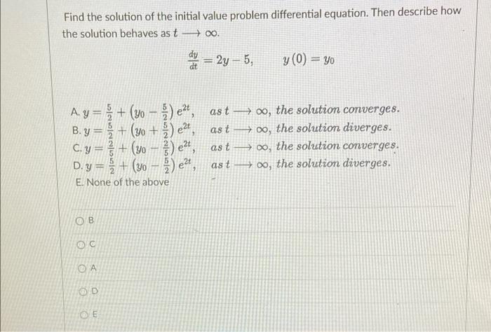 Solved Find the solution of the initial value problem | Chegg.com