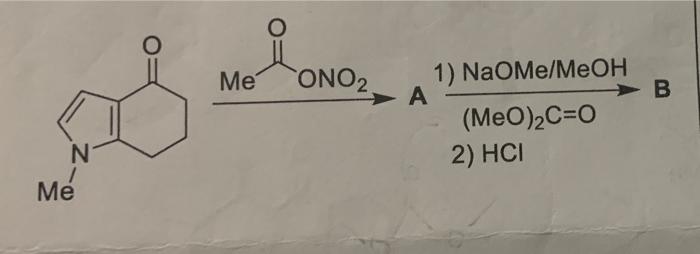 Solved A)Determine The Structures Of A And Bb) Give A | Chegg.com