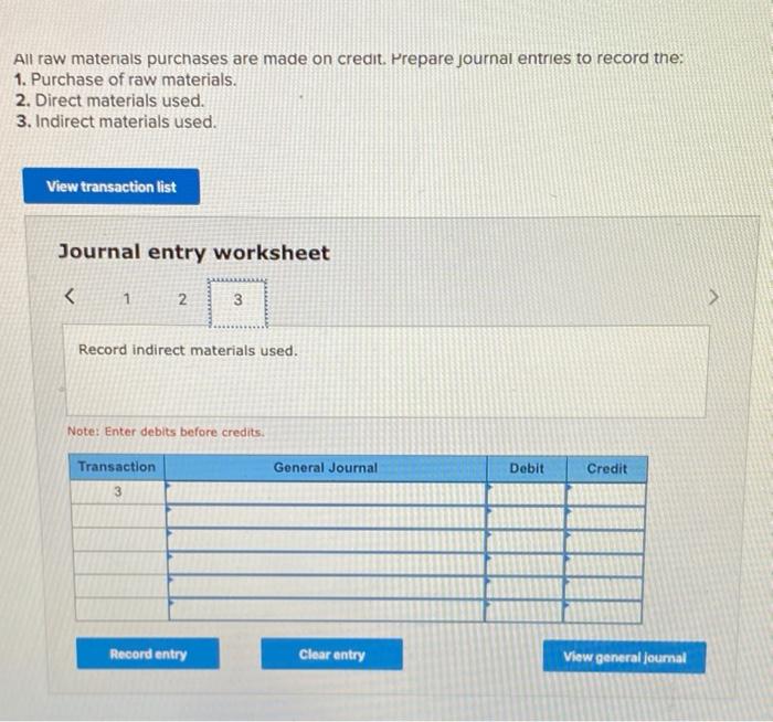 Solved Exercise 155 (Algo) Record materials purchase and