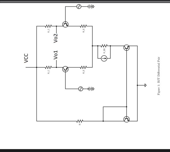 Solved 1 Differential Amplifiers and Current Mirrors From