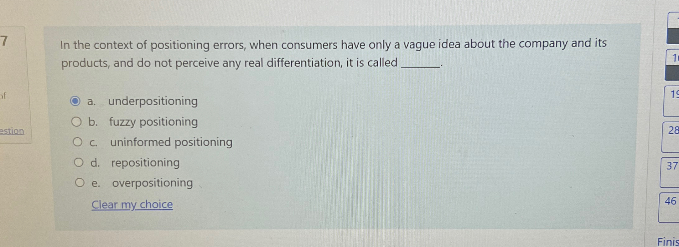 Solved 7In the context of positioning errors, when consumers | Chegg.com