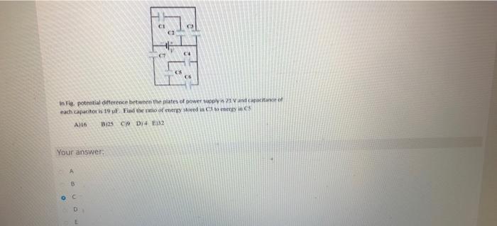 Solved In Te potential difference between the plates of | Chegg.com