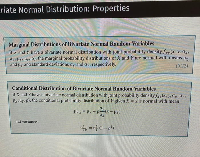 8 Suppose That X And Y Have A Bivariate Normal Chegg Com