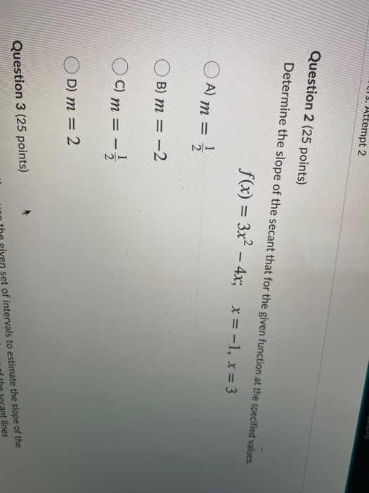 Solved 13. Attempt 2 Question 2 (25 points) Determine the | Chegg.com