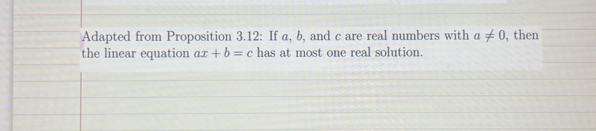 Solved Adapted from Proposition 3.12: If a,b, ﻿and c ﻿are | Chegg.com
