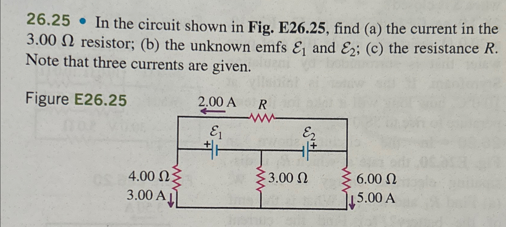 26.25 - ﻿In the circuit shown in Fig. E26.25, ﻿find | Chegg.com