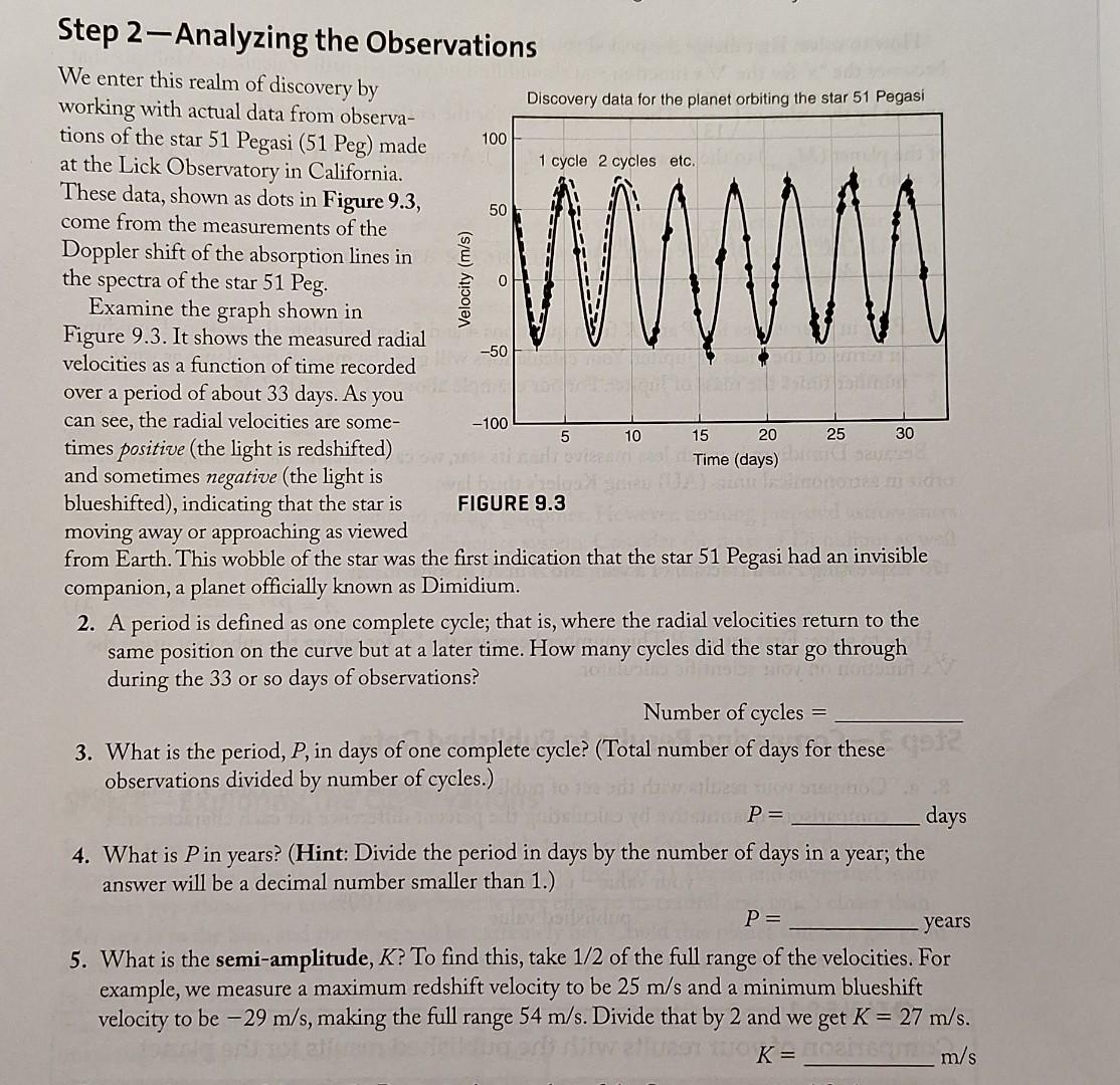 Solved Step 2-Analyzing the Observations We enter this realm | Chegg.com