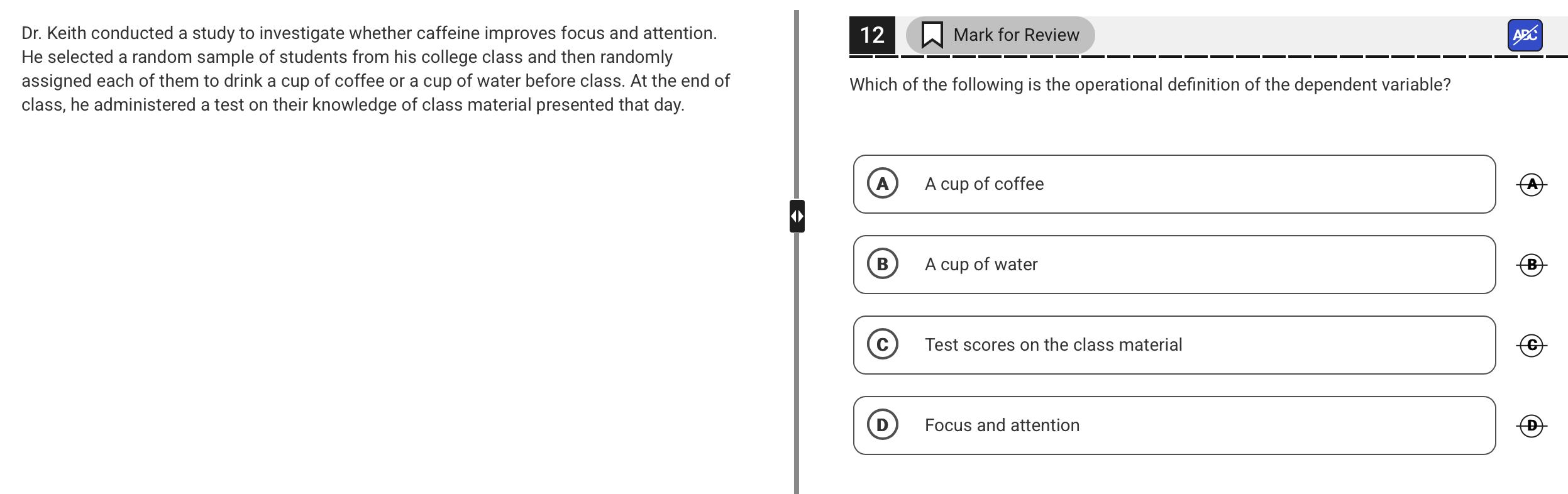 Solved Dr. ﻿Keith conducted a study to investigate whether | Chegg.com