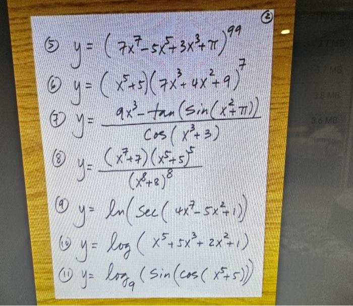 left(7x^ 5 right) left(9x^ 3 right)(7x5)(9x3)