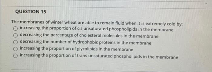 Solved QUESTION 14 It is possible to prepare vesicles from | Chegg.com