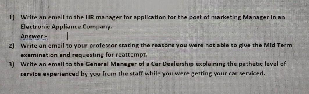 1-write-an-email-to-the-hr-manager-for-application-chegg