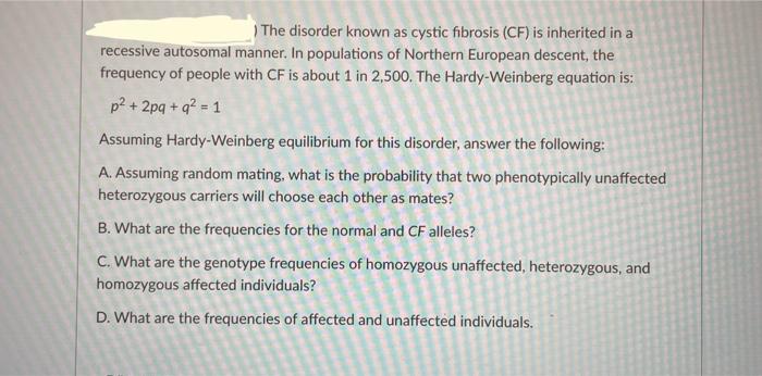 on cystic fibrosis case study quizlet