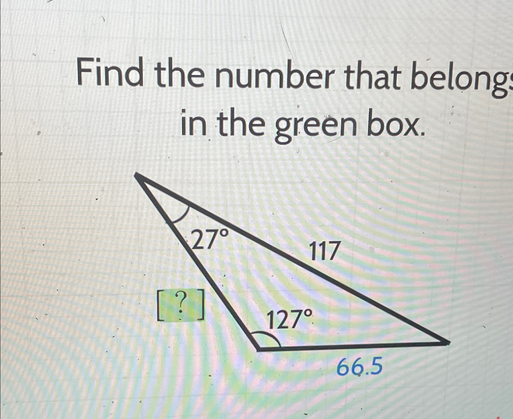 Solved Find the number that belong: in the green box. | Chegg.com