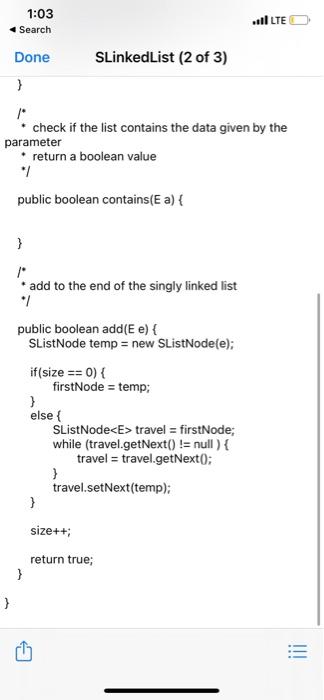 Solved Use Singly Linked List given by the picture below to | Chegg.com