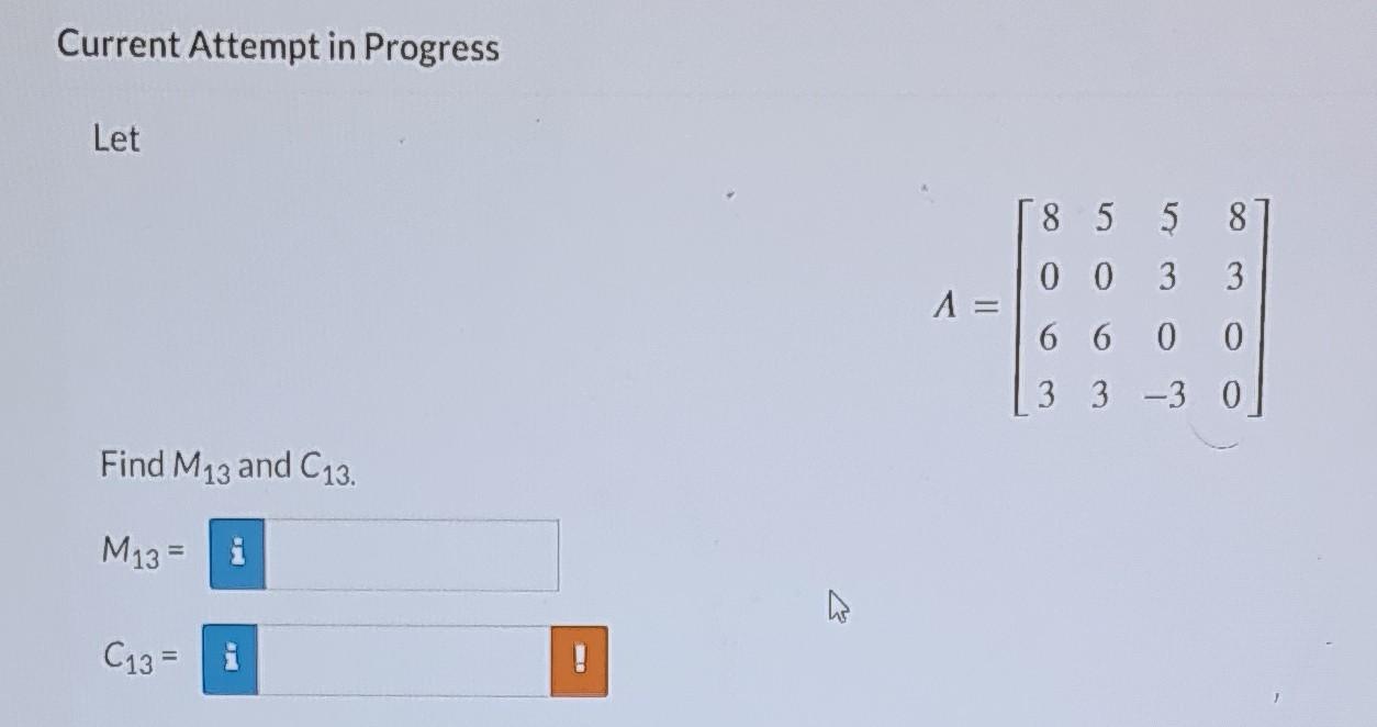 Solved Current Attempt in Progress Let | Chegg.com