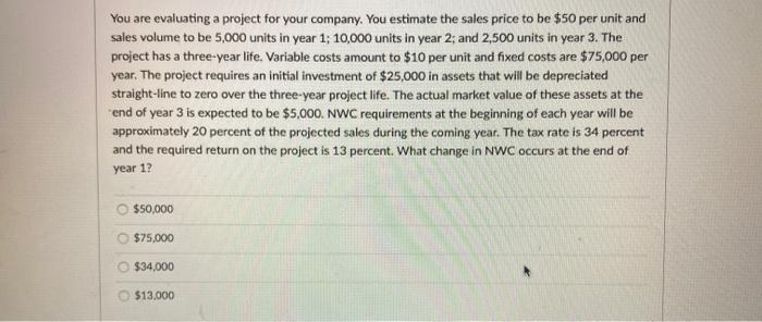 Solved You are considering the purchase of one of two | Chegg.com