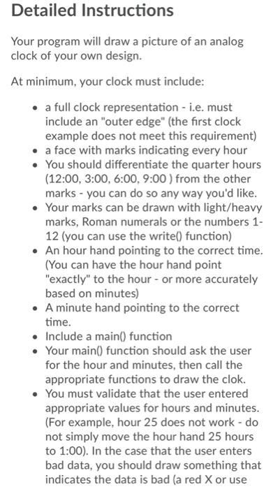 Solved Overview This assignment will allow you to use your | Chegg.com